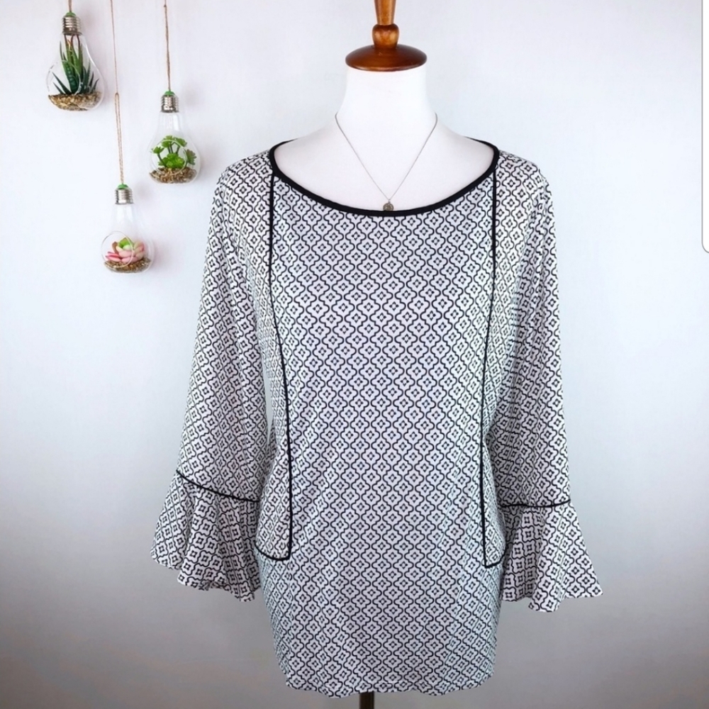 Loft Bell Sleeve Blouse